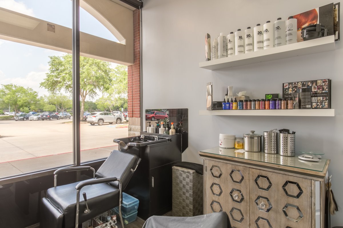 Private salon suite at our Sugar Land location